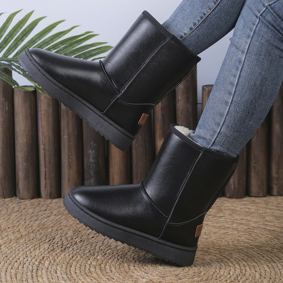 Damen kuschelige Winterboots mit warmem Innenfutter Heidi Mode - Image 3