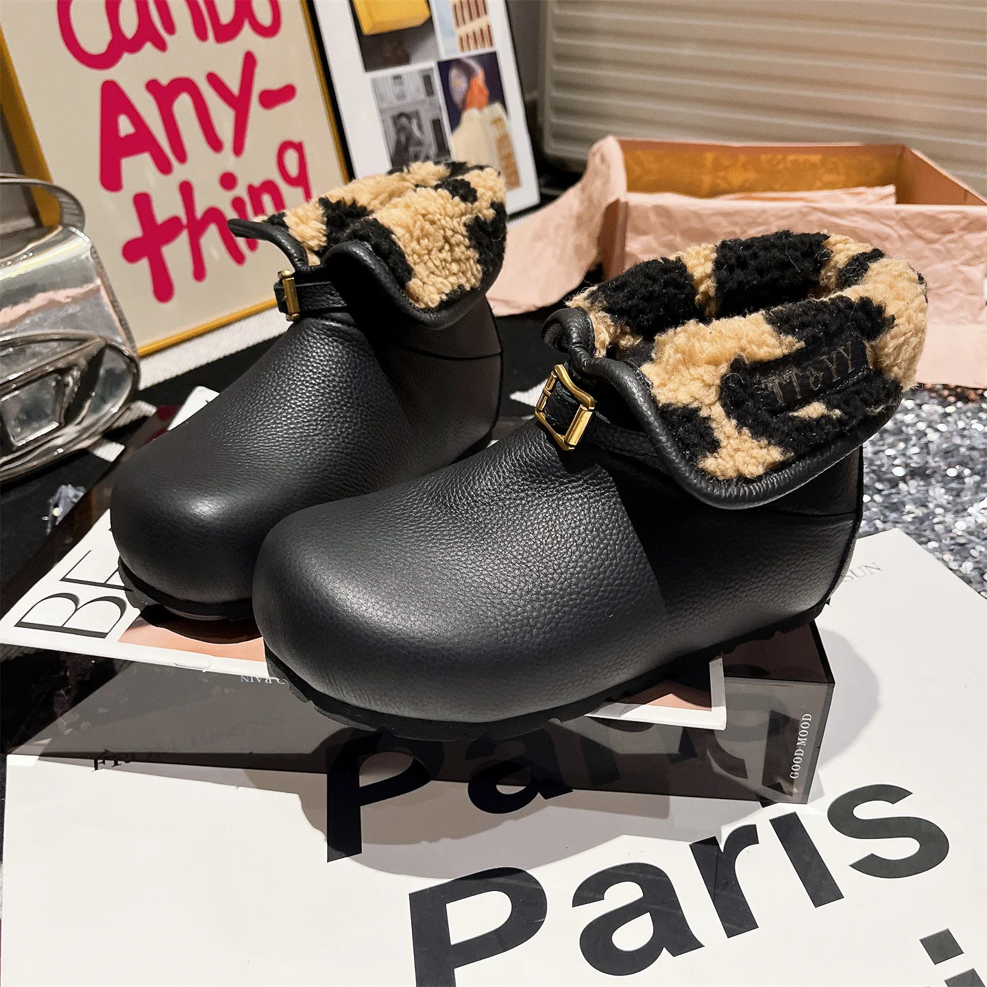 Damen Kuschelige Winterboots mit weichem Kunstfellkragen Heidi Mode - Image 9