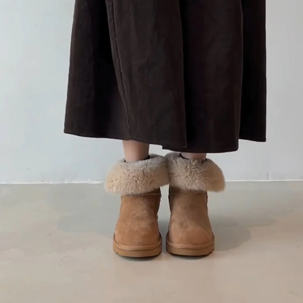 Damen Kuschelige Winterboots mit weichem Kunstfellkragen und robuster Sohle Heidi Mode - Image 3