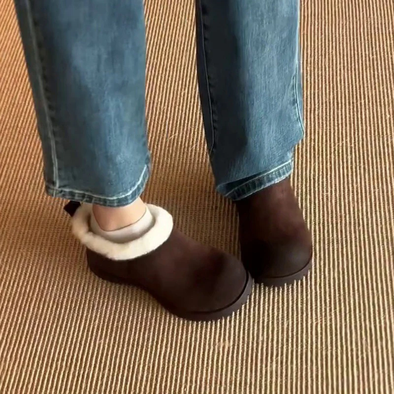 Damen kuschelige Winterclogs mit weichem Futter und rutschfester Sohle Heidi Mode - Image 7