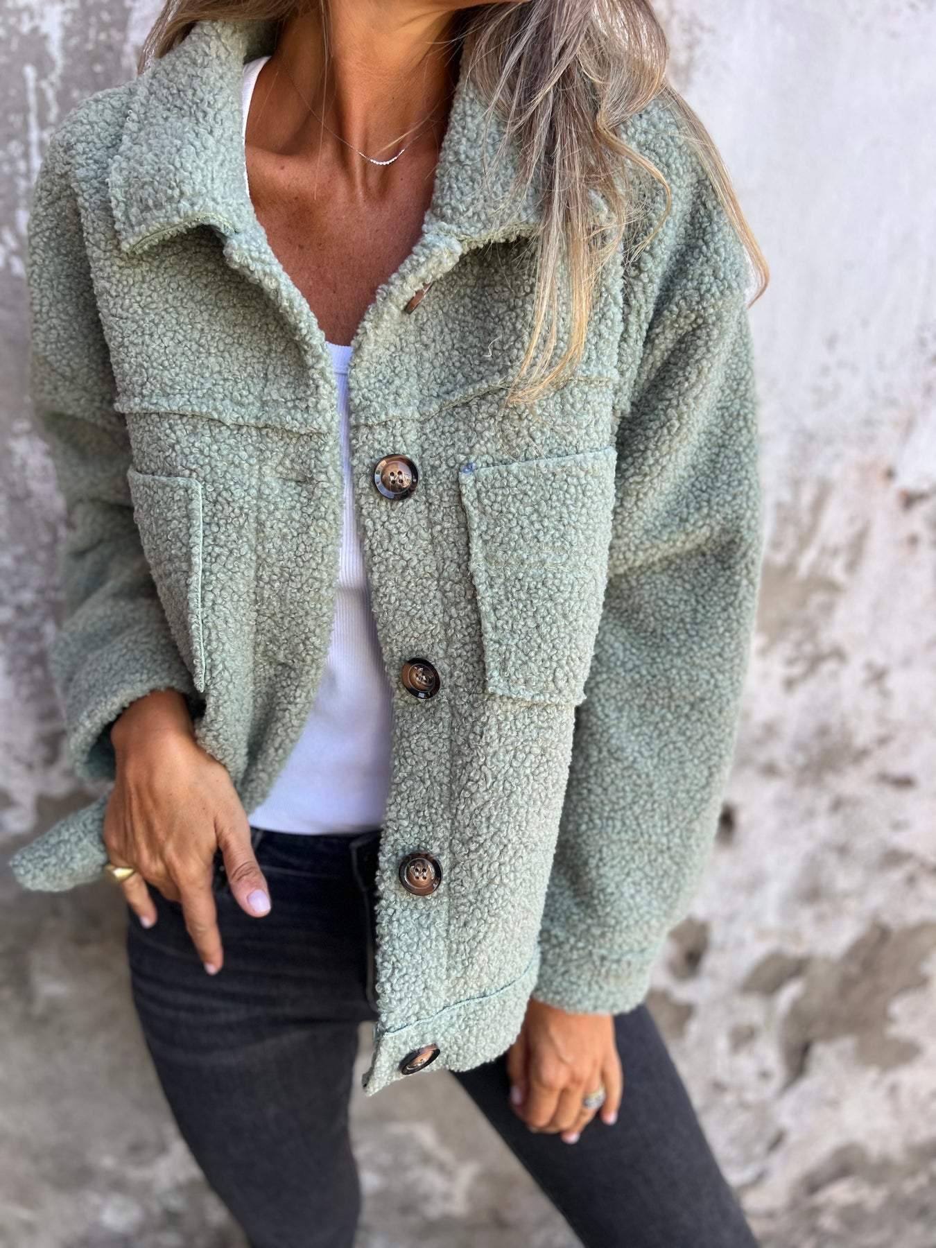 Damen Kuscheliger Fleece-Hemdjacke Heidi-Mode - Image 9