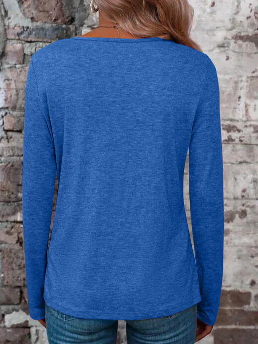 Damen langärmliges Shirt mit Kreuz-Ausschnitt Heidi-Mode - Image 9