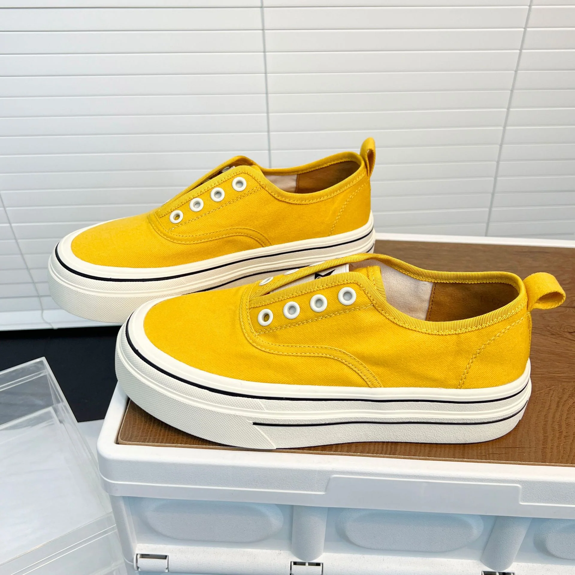 Damen lässige Canvas Sneaker mit komfortabler Innensohle und rutschfester Gummisohle Heidi Mode - Image 7