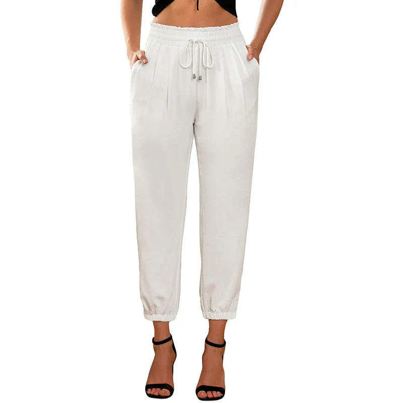 Damen Lässige Freizeithose mit Elastischem Bund und Praktischen Taschen Heidi-Mode - Image 10