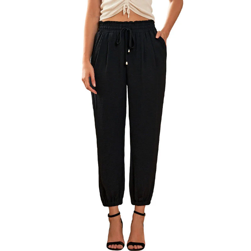 Damen Lässige Freizeithose mit Elastischem Bund und Praktischen Taschen Heidi-Mode - Image 6