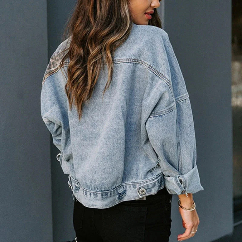 Damen Lässige Jacke mit Modernen Mustern Heidi-Mode - Image 4
