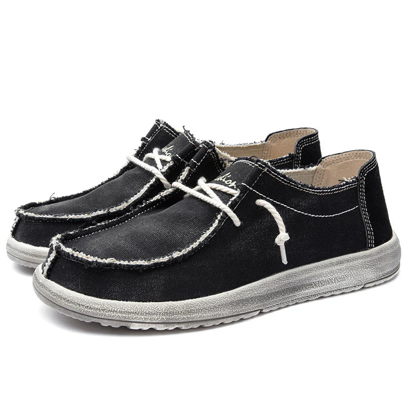Damen lässige Segelschuhe aus strapazierfähigem Denim-Material Heidi Mode - Image 6