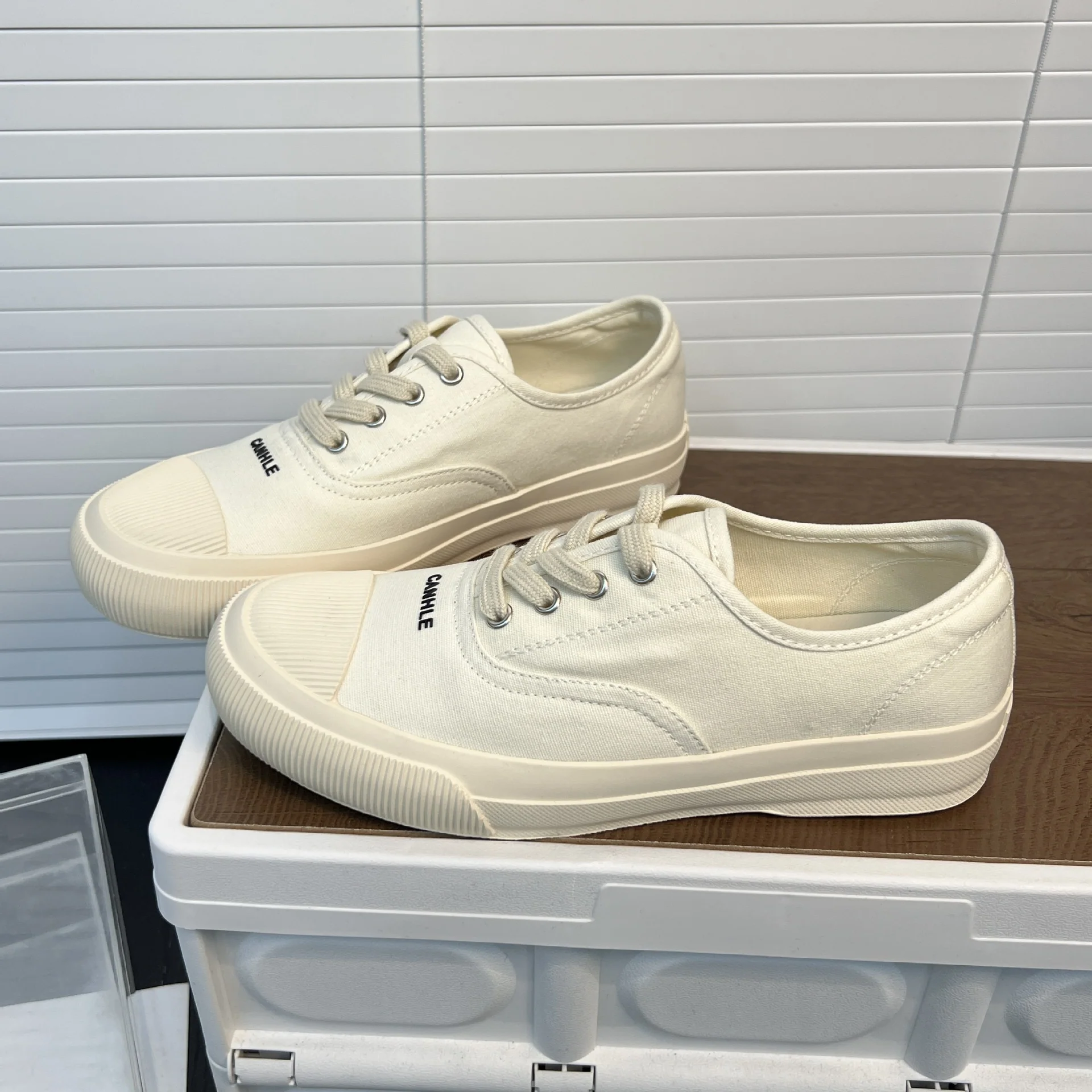 Damen lässige Segelschuhe mit atmungsaktiver Baumwolloberfläche und rutschfester Sohle Heidi Mode - Image 2