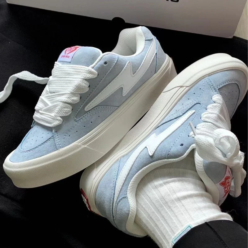 Damen lässige Sneaker aus hochwertigem Wildleder mit dämpfender Sohle Heidi Mode - Image 2