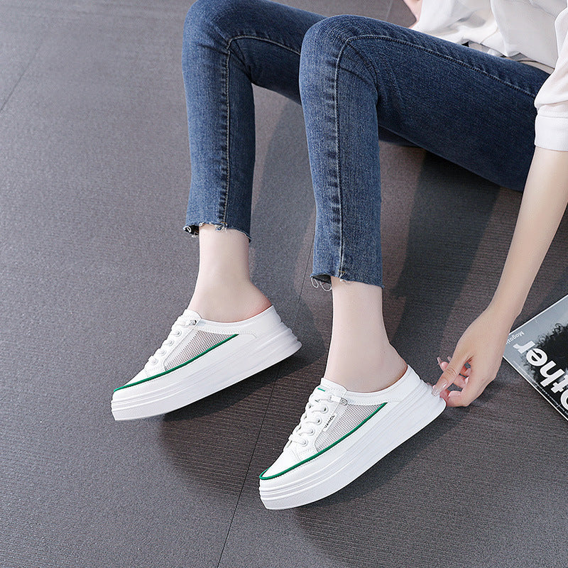 Damen lässige Sneaker mit atmungsaktivem Mesh-Obermaterial und dämpfender Sohle Heidi Mode - Image 2