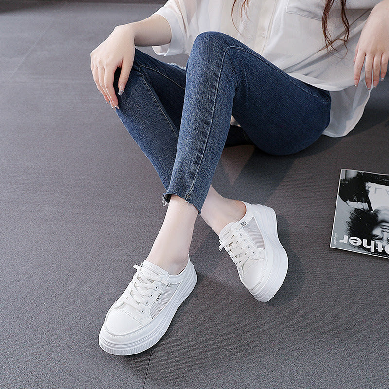 Damen lässige Sneaker mit atmungsaktivem Mesh-Obermaterial und dämpfender Sohle Heidi Mode - Image 4