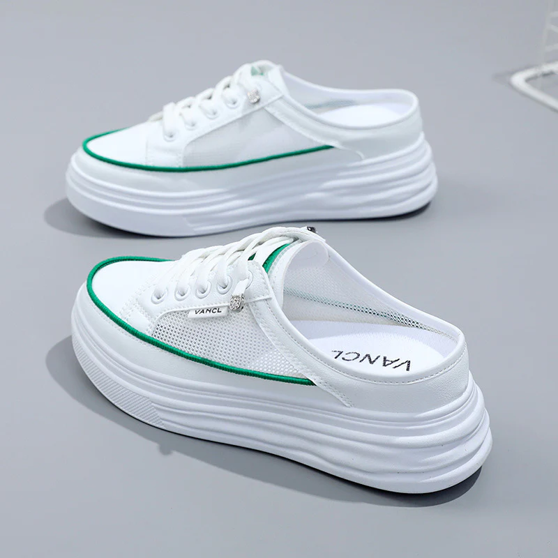 Damen lässige Sneaker mit atmungsaktivem Mesh-Obermaterial und dämpfender Sohle Heidi Mode - Image 6