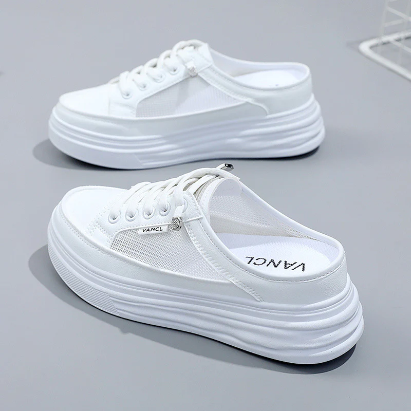 Damen lässige Sneaker mit atmungsaktivem Mesh-Obermaterial und dämpfender Sohle Heidi Mode - Image 7