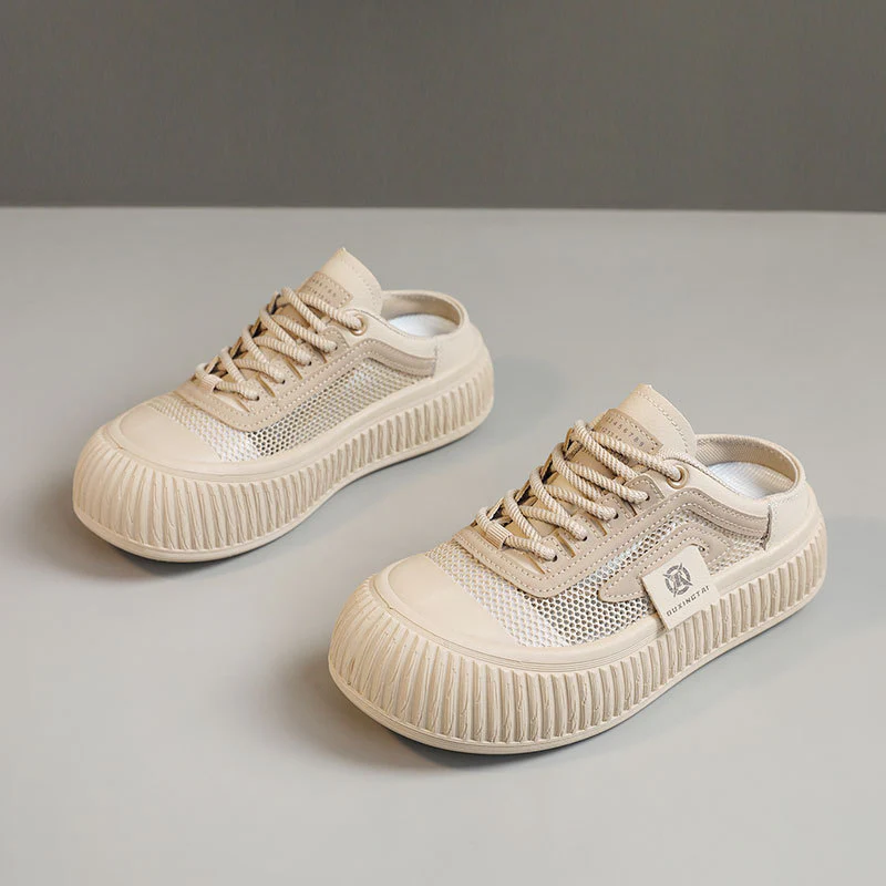 Damen lässige Sneaker mit atmungsaktiver Mesh-Oberfläche und rutschfester Gummisohle Heidi Mode - Image 6