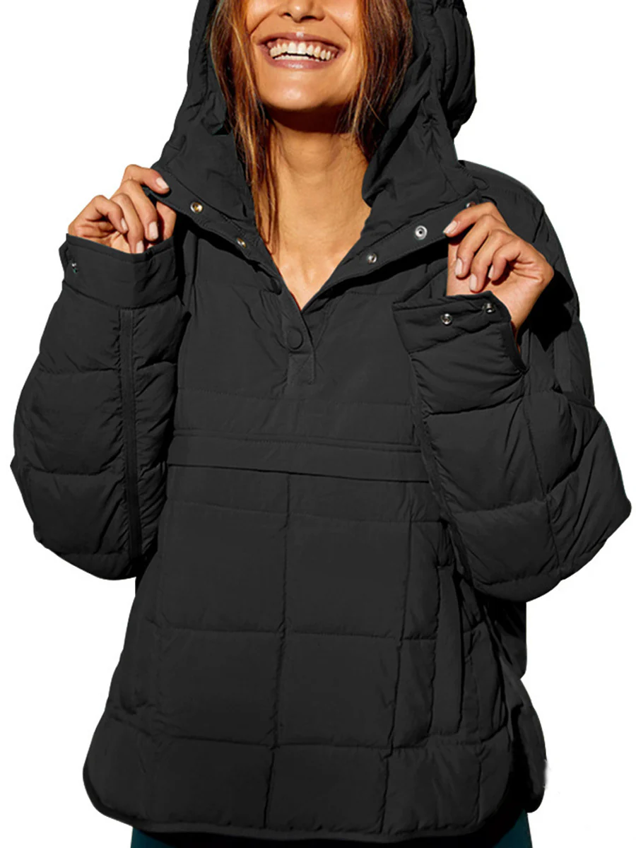 Damen lässige Winterjacke mit Steppdesign und Kragen Heidi-Mode - Image 14