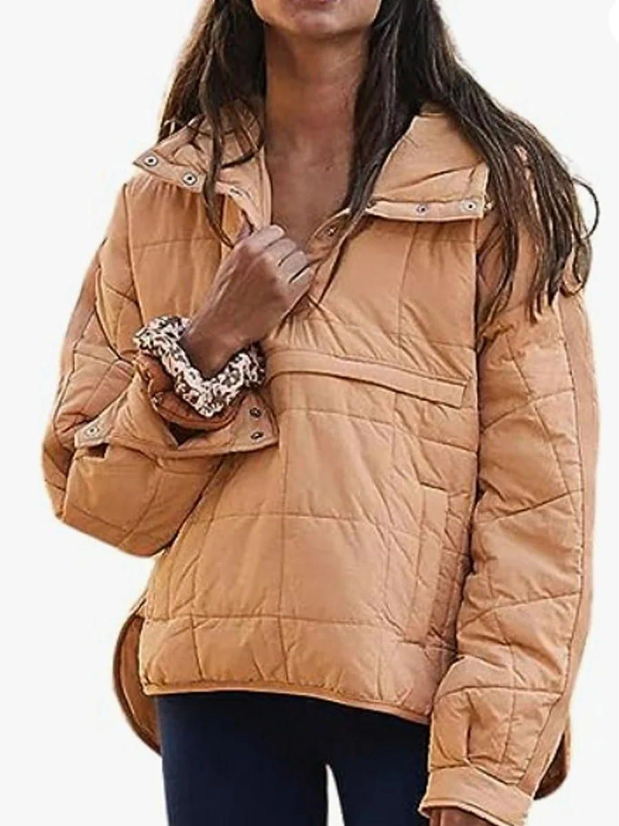 Damen lässige Winterjacke mit Steppdesign und Kragen Heidi-Mode - Image 15