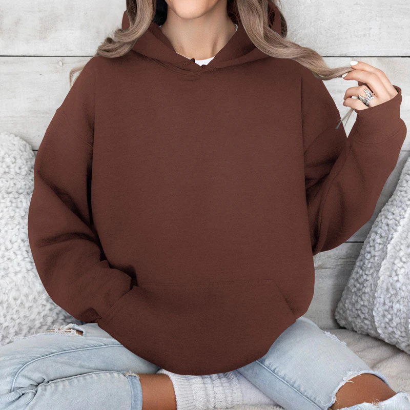 Damen Lässiger Hoodie mit Kängurutasche und Gemütlichem Schnitt Heidi-Mode - Image 6