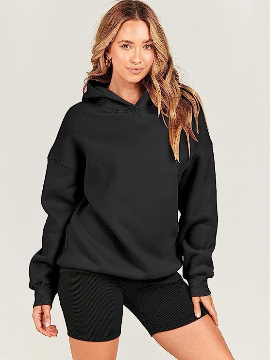 Damen Lässiger Kapuzenpullover mit Extragroßem Schnitt und Weichem Fleece-Material Heidi-Mode - Image 5