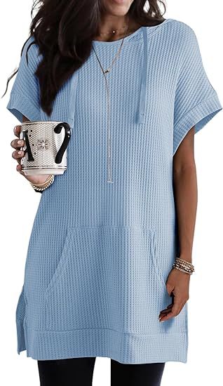 Damen Lässiges Hoodie-Kleid mit Praktischer Kängurutasche und Relaxed-Fit Heidi-Mode - Image 10