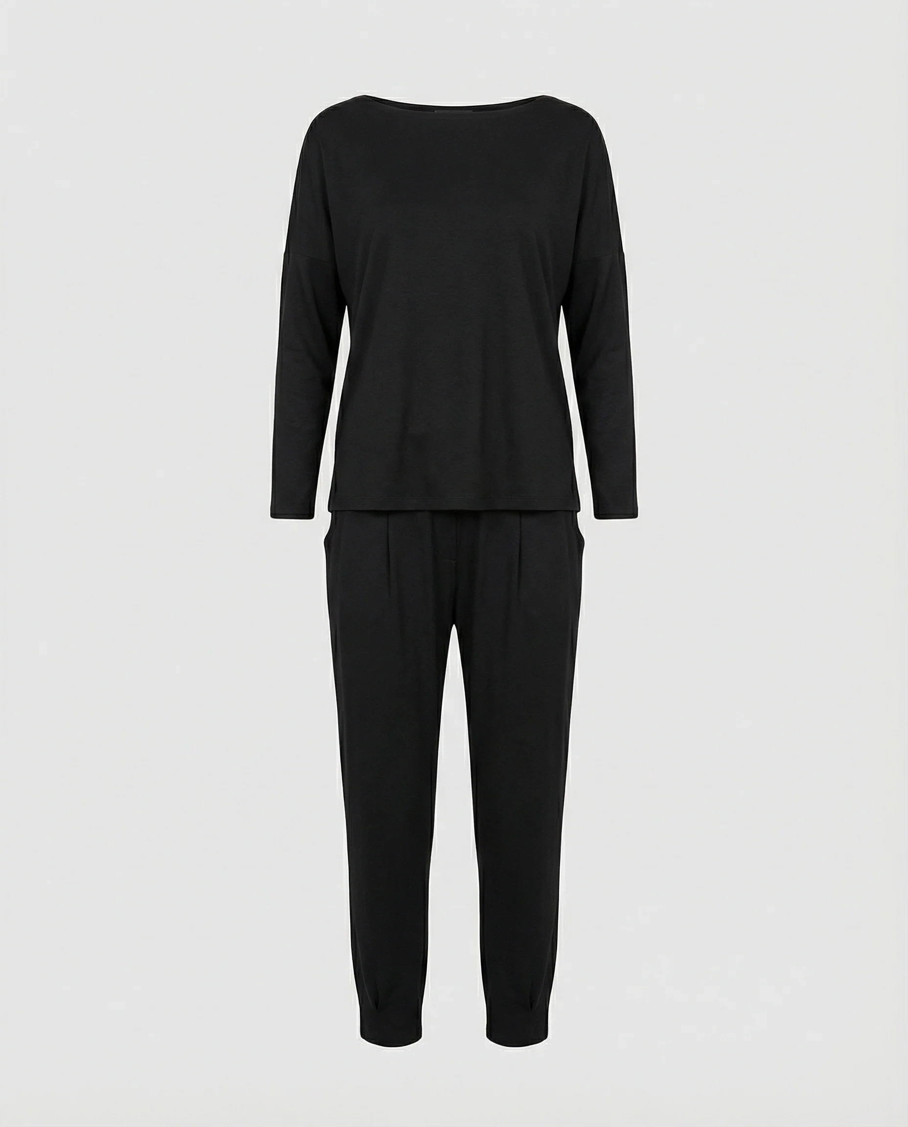 Jogginganzug Damen Lounge-Set mit weiten Ärmeln und Taschen - Image 4