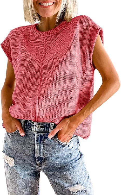 Damen lässiges Strickoberteil mit überschnittenen Schultern und strukturierter Textur Heidi-Mode - Image 10