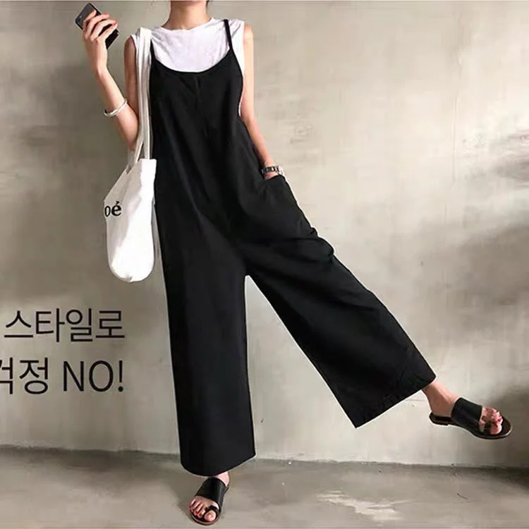 Damen Latzhose Im Lässigen Stil mit Verstellbaren Trägern und Großem Komfort Heidi-Mode