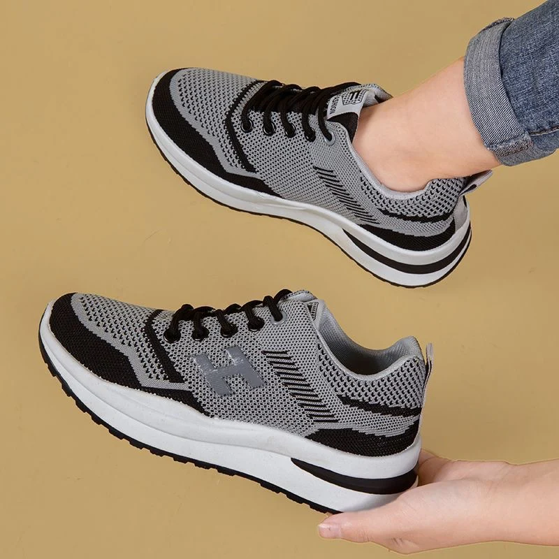 Damen Lauf-Sneaker mit atmungsaktivem Gewebe und stoßdämpfender Sohle Heidi Mode - Image 4