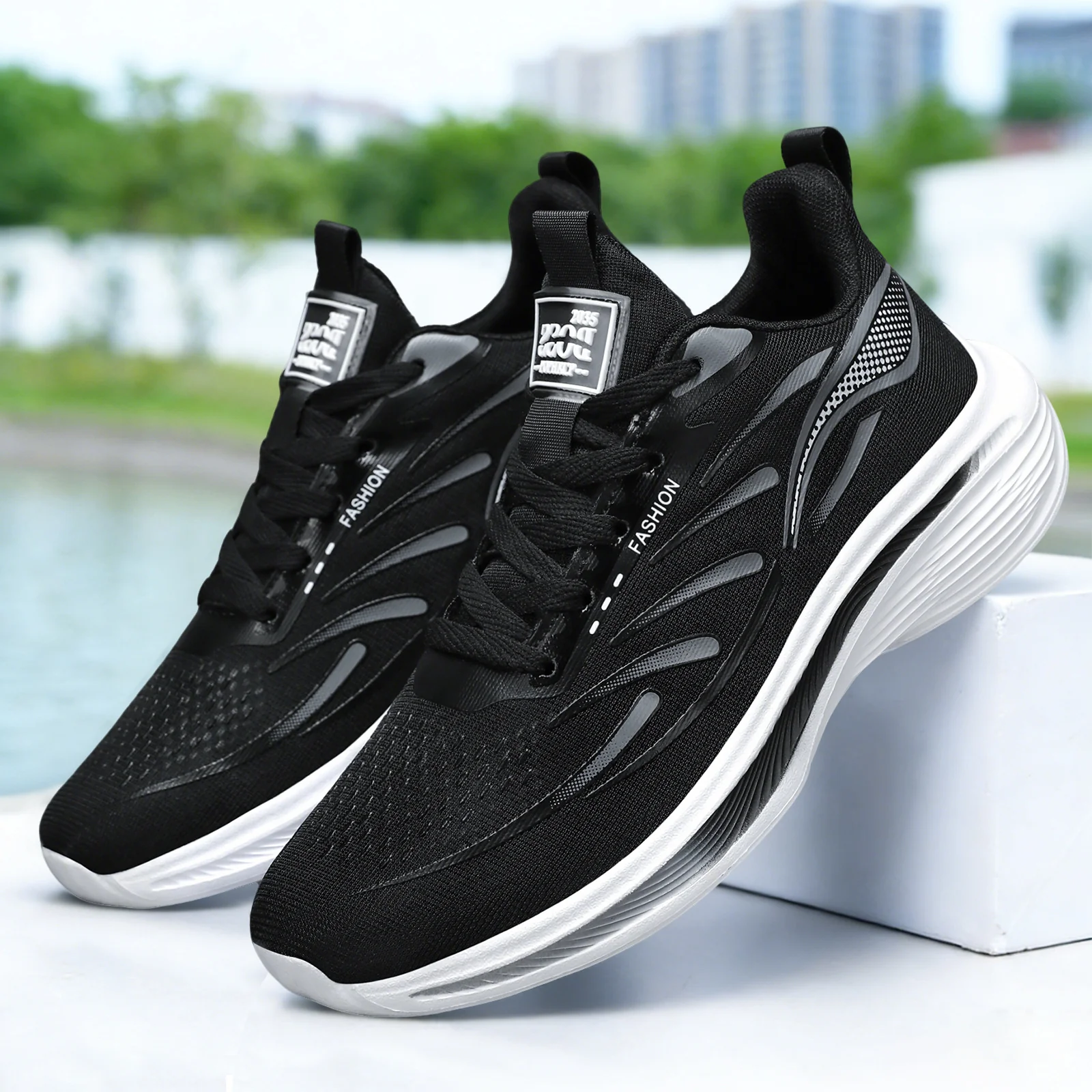 Damen Lauf-Sneaker mit atmungsaktivem Obermaterial und dämpfendem Profil Heidi Mode - Image 3