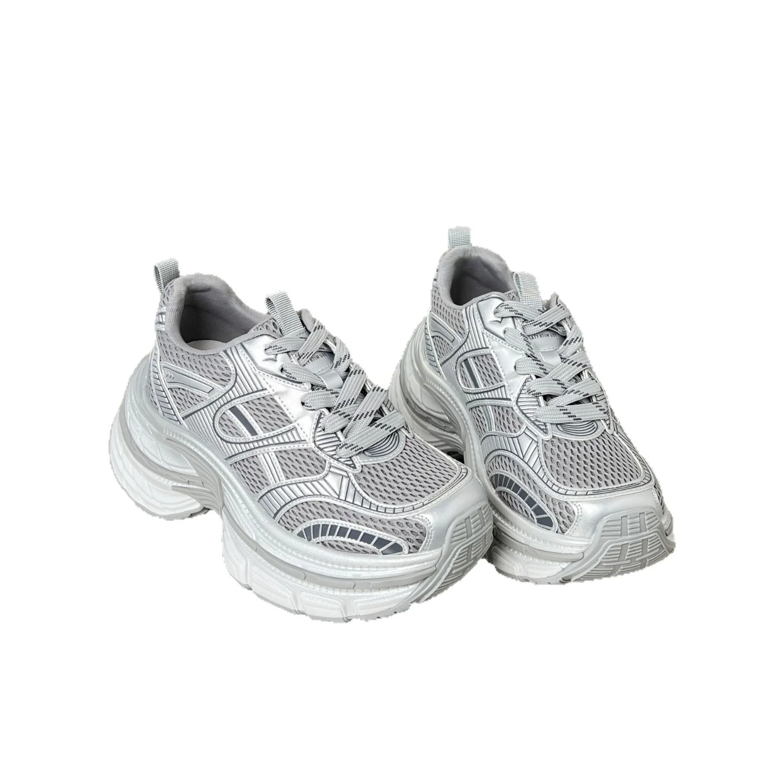 Damen Lauf-Sneaker mit atmungsaktiver Mesh-Oberfläche und stoßdämpfender Sohle Heidi Mode - Image 5