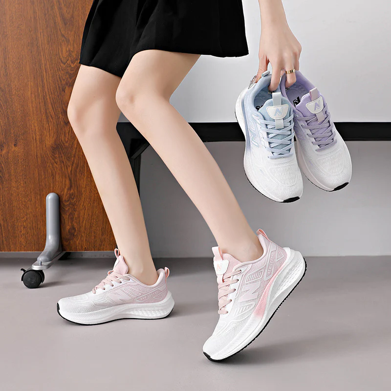 Damen Lauf- und Freizeitschuhe mit atmungsaktiver Mesh-Oberfläche Heidi Mode - Image 4