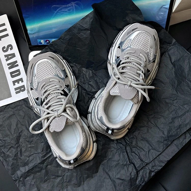 Damen Lauf- und Freizeitsneaker mit atmungsaktivem Obermaterial und gepolsterter Sohle Heidi Mode - Image 2