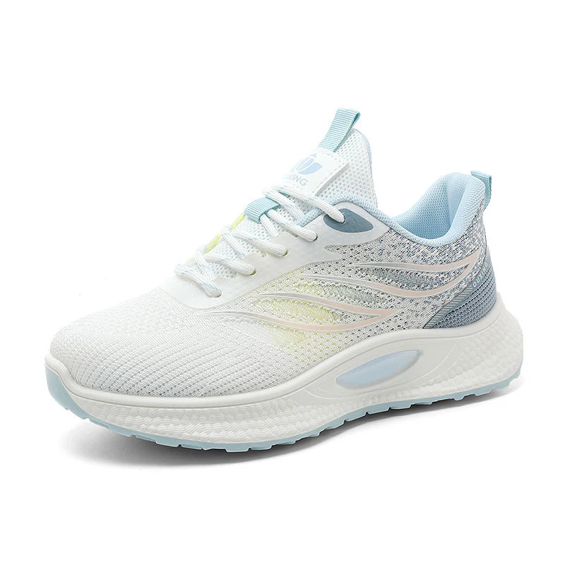 Damen Lauf- und Freizeitsneaker mit atmungsaktiver Oberflächenstruktur und dämpfender Sohle Heidi Mode - Image 2