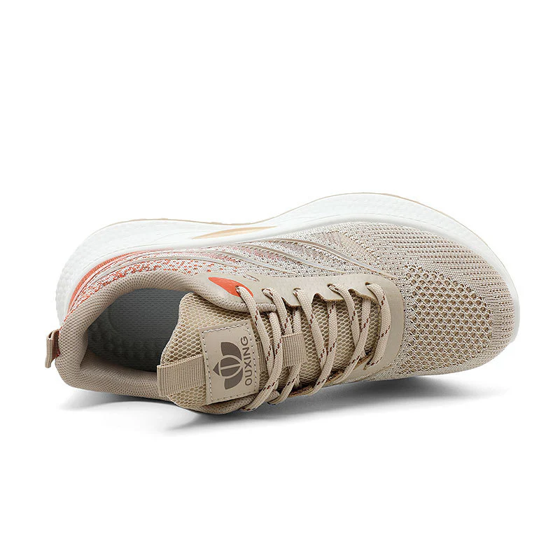 Damen Lauf- und Freizeitsneaker mit atmungsaktiver Oberflächenstruktur und dämpfender Sohle Heidi Mode - Image 4