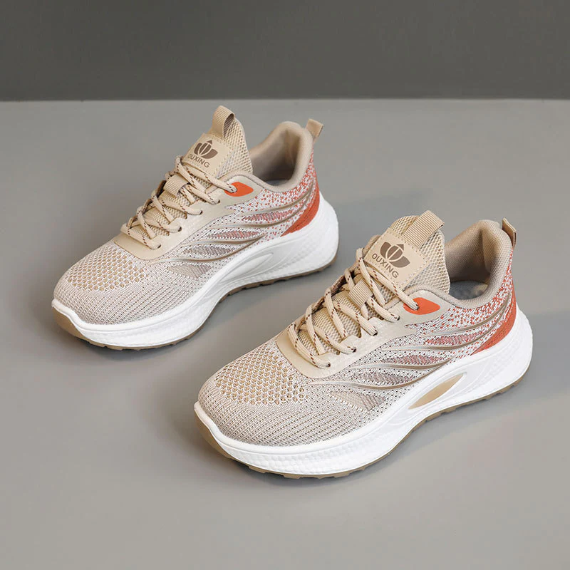 Damen Lauf- und Freizeitsneaker mit atmungsaktiver Oberflächenstruktur und dämpfender Sohle Heidi Mode - Image 6