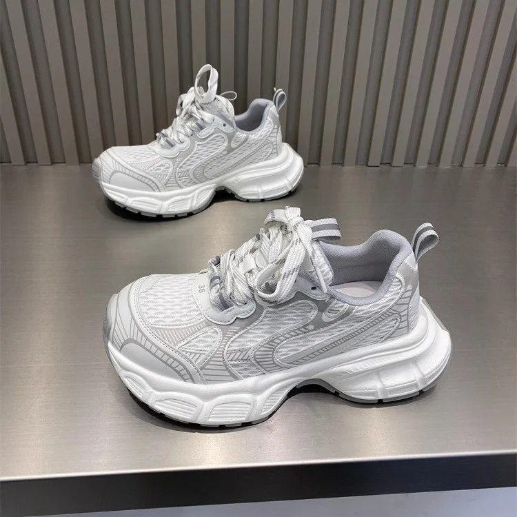 Damen Laufkomfort Sneakers mit atmungsaktiver Netzstruktur und dämpfendem Sohlenprofil Heidi Mode