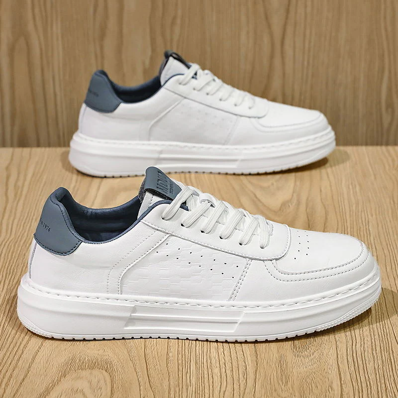 Damen Leder Sneakers mit modischem Design und atmungsaktiver Sohle Heidi Mode - Image 4