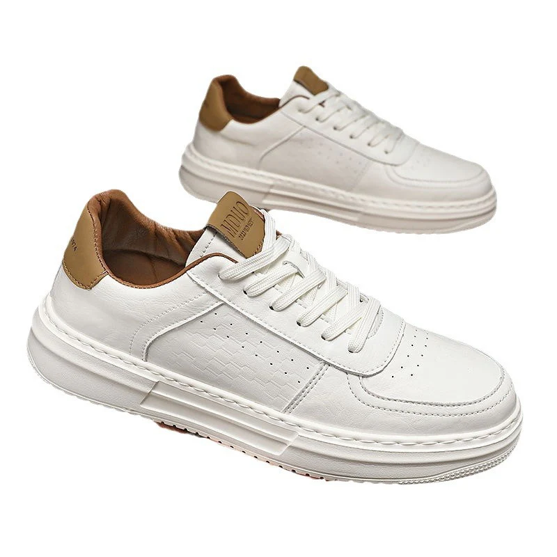 Damen Leder Sneakers mit modischem Design und atmungsaktiver Sohle Heidi Mode - Image 5