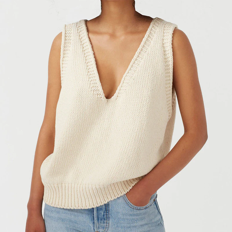 Damen legerer Strickpullover Heidi-Mode - Image 6