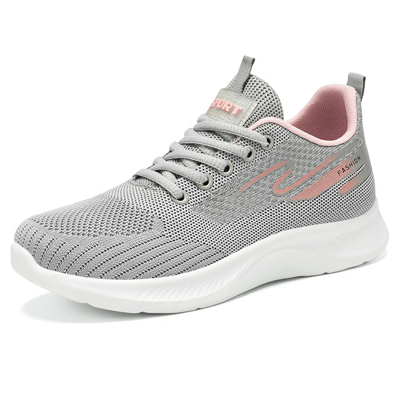 Damen Leichte Fitness-Sneaker mit atmungsaktivem Mesh-Obermaterial und rutschfester Sohle Heidi Mode - Image 6