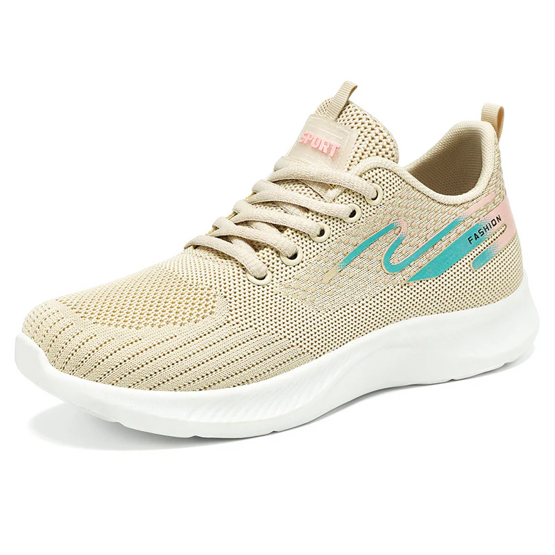 Damen Leichte Fitness-Sneaker mit atmungsaktivem Mesh-Obermaterial und rutschfester Sohle Heidi Mode - Image 8