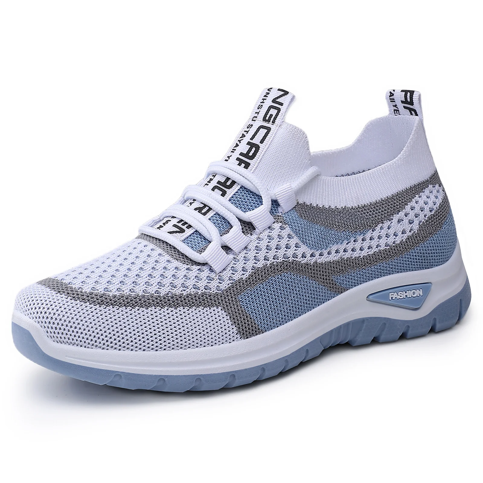 Damen Leichte Komfort Sneakers mit atmungsaktivem Strickdesign und ergonomischer Dämpfung Heidi Mode - Image 8