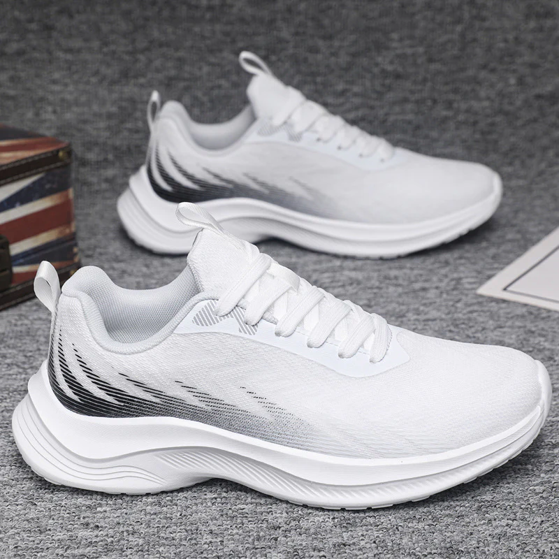 Damen leichte Lauf Sneakers mit atmungsaktiver Oberflächenstruktur Heidi Mode - Image 3