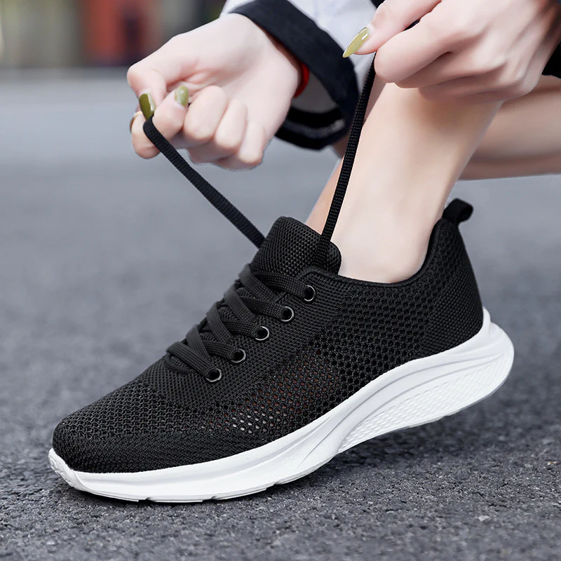 Damen Leichte Laufschuhe mit atmungsaktivem Mesh-Obermaterial und flexibler Sohle Heidi Mode - Image 7