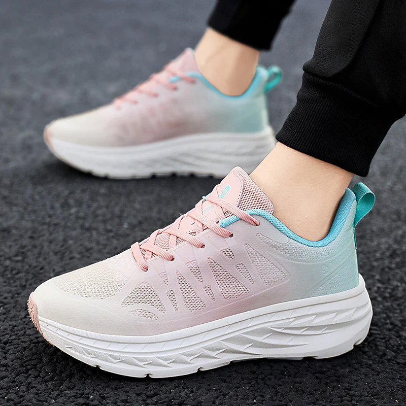 Damen Leichte Laufschuhe mit atmungsaktiver Konstruktion und stoßdämpfendem Sohlenprofil Heidi Mode - Image 2