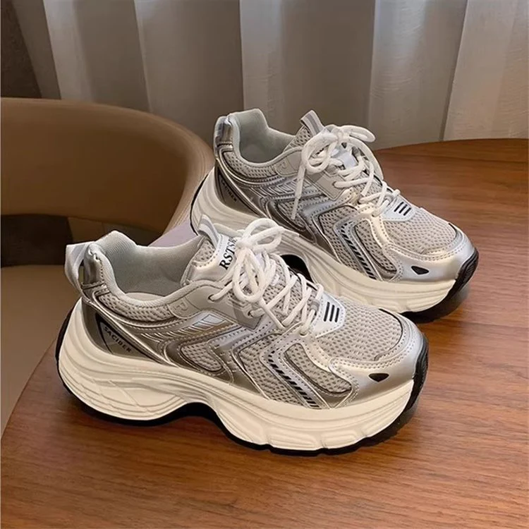 Damen Leichte Laufschuhe mit atmungsaktiver Mesh-Oberfläche und dämpfender Sohle Heidi Mode - Image 2