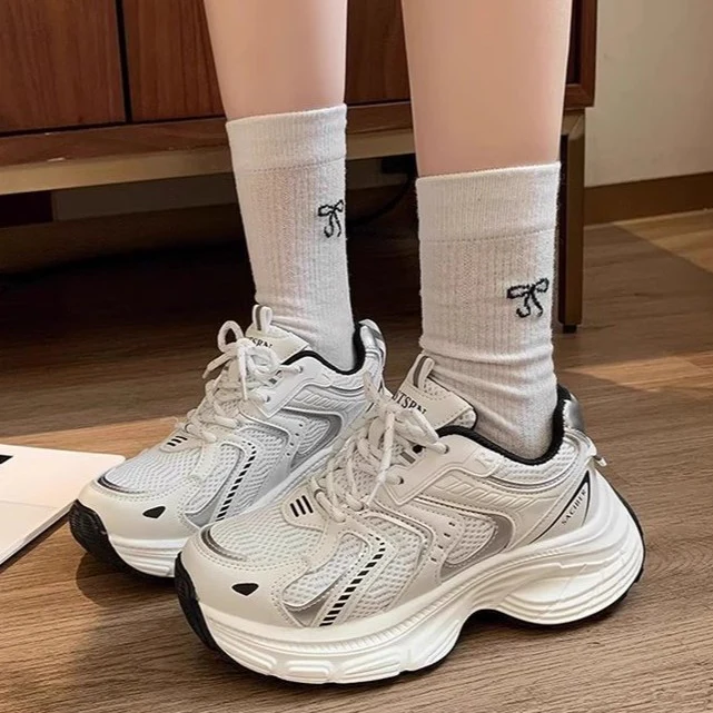 Damen Leichte Laufschuhe mit atmungsaktiver Mesh-Oberfläche und dämpfender Sohle Heidi Mode - Image 3