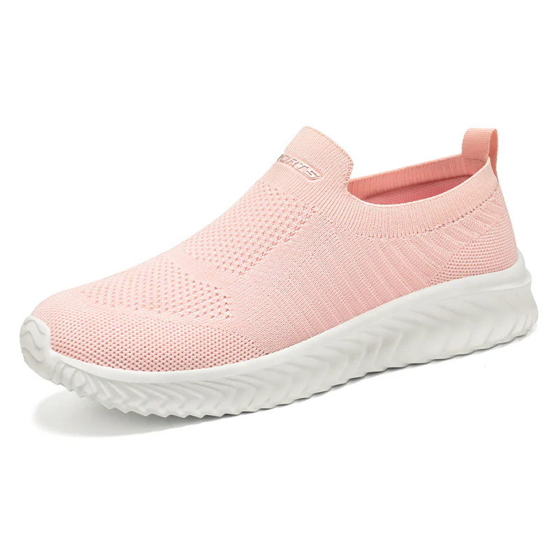 Damen Leichte Slip-On Freizeitschuhe mit atmungsaktivem Strickdesign Heidi Mode - Image 4