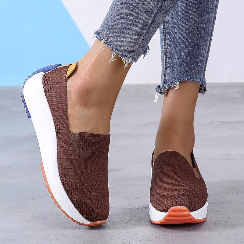Damen Leichte Slip-On Sneakers Heidi Mode - Image 3