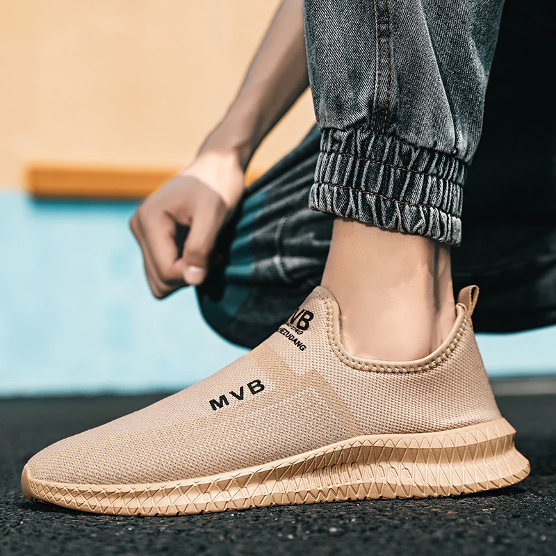 Damen Leichte Slip-On Sneakers mit atmungsaktivem Mesh-Obermaterial Heidi Mode - Image 3