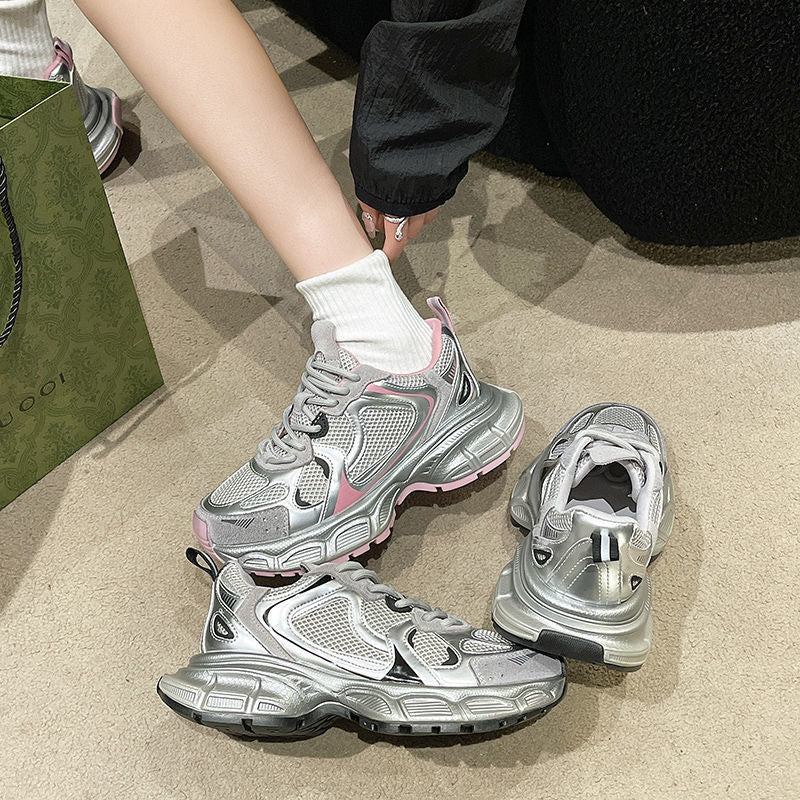 Damen Leichte Sport-Sneaker mit atmungsaktiven Mesh-Einsätzen und dämpfender Sohle Heidi Mode - Image 4